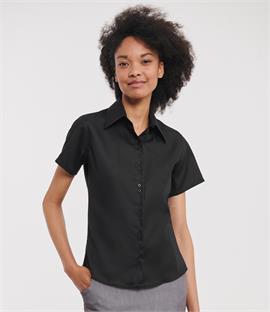 Russell Collection Ladies Short Sleeve Ultimate Non-Iron Shirt